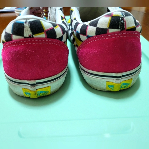 Vans Old Skool Crazy Checks Multi Shoes 9.5 Men - Picture 7 of 10